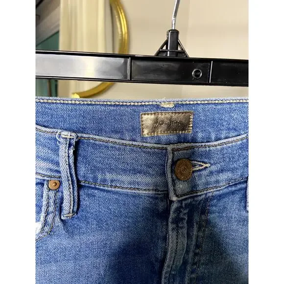Mother Insider Crop Step Fray Jeans size 26